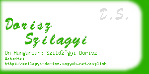 dorisz szilagyi business card